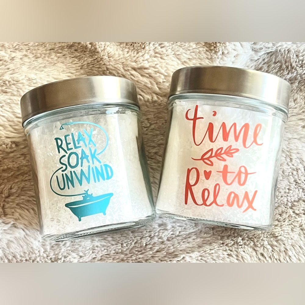 🆕 “Time to Relax” Bath Soak - w/ Rose Quartz Crystal - Picture 2 of 3